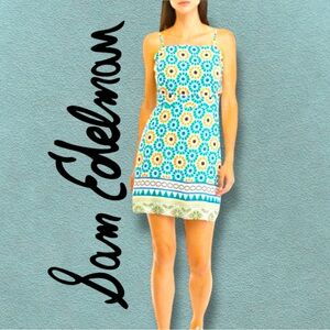 Sam Edelman Mediterranean Mosaic Print Shift Dress | Size 10